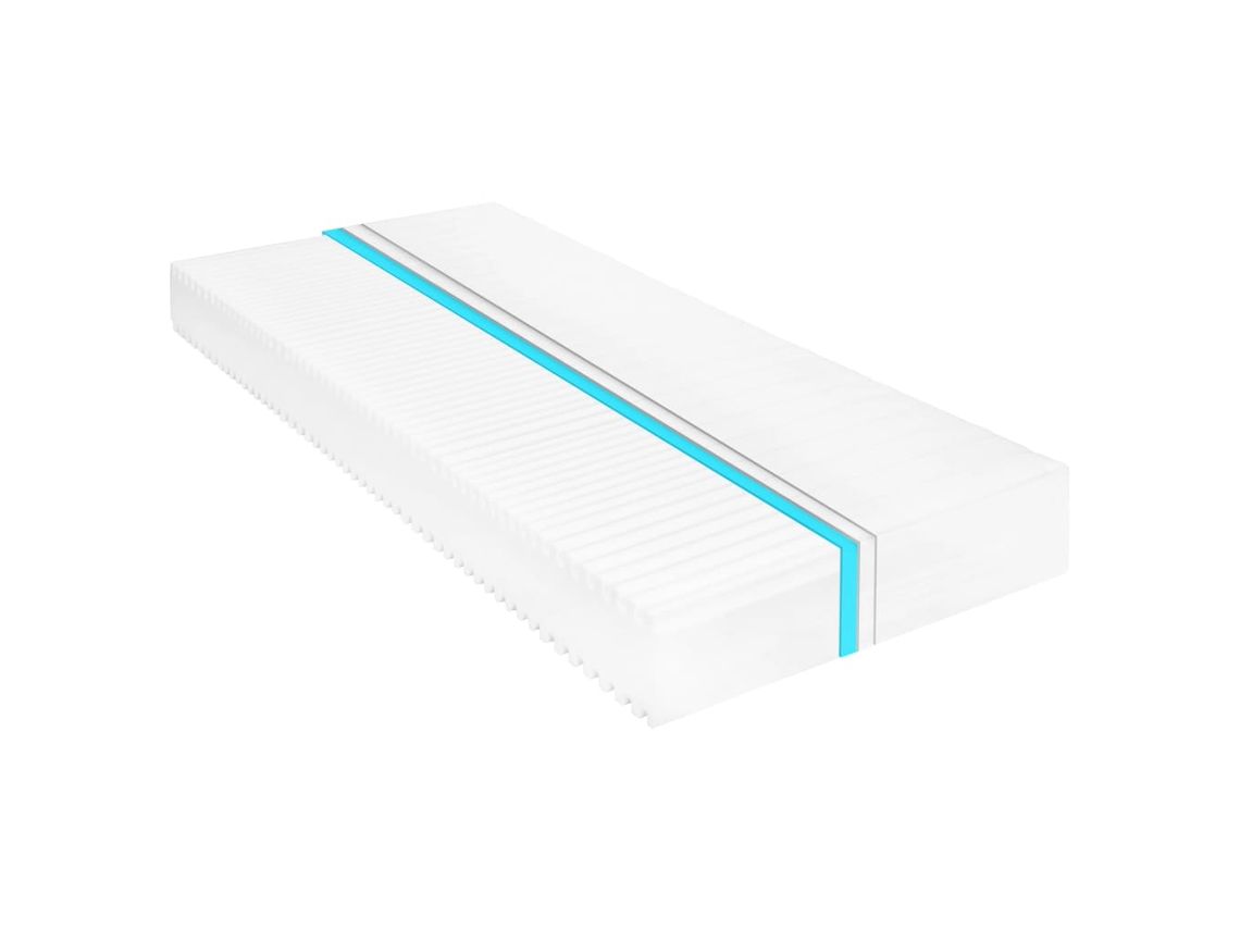 Vidaxl Colchão 140x200 Cm 7 Zonas Espuma Pu 16 Cm H2 H3