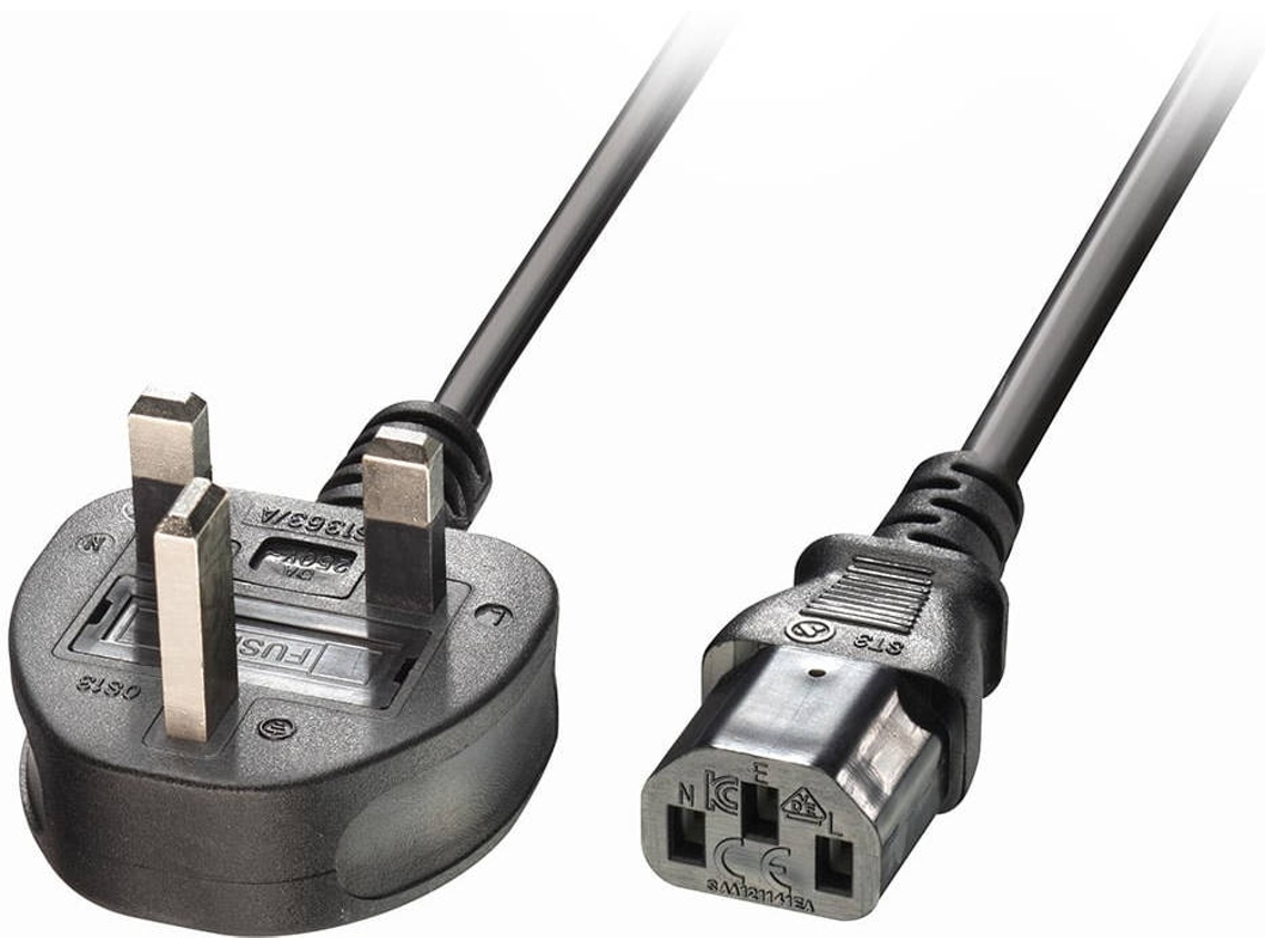 Cabo de Alimentação LINDY (3 m - Preto)