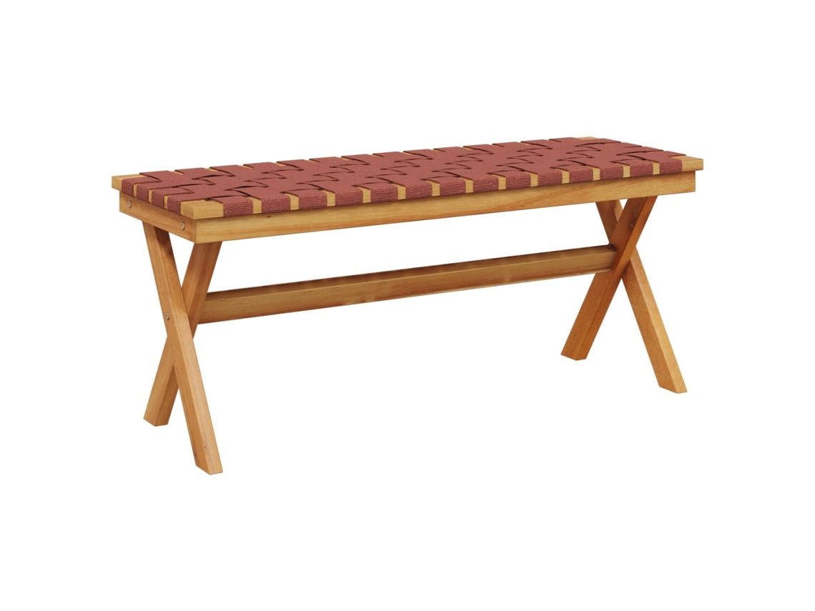 Garden Bench, Garden Benches Vidaxl Vermelho Madeira De Acácia (n/a)