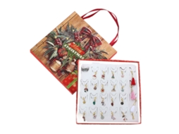 Laxiscreed Calendário De Natal Com Ornamentos E Bracelete Para Crianças, Contagem Festiva Dos Dias Passados