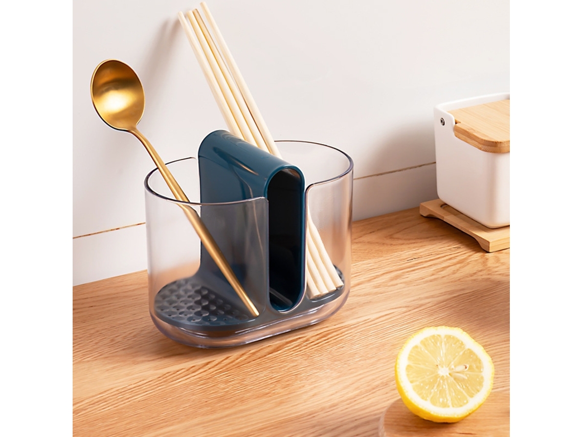 Porta-talheres Com Escorredor Multifuncional Para Utensílios de Cozinha, Colher -aquaforge