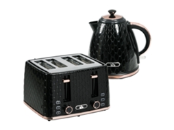 Set 2 Em 1 Torradeira E Batedeira, 1,7l, 4 Fatias, Preto