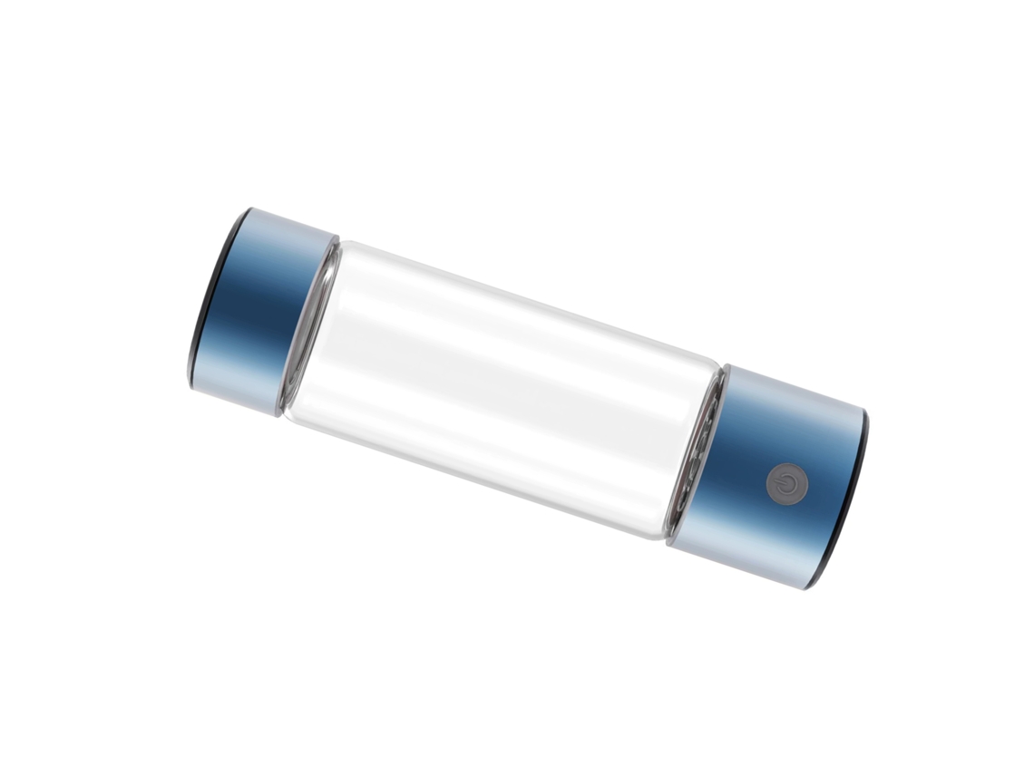 Garrafa de Água de Hidrogênio Portátil 460ml Usb Azul
