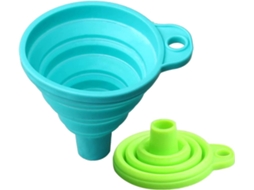 Funil Dobrável De 2 Peças, Recipiente Dobrável De Silicone Para Gel, Ideal Para Cozinha Doméstica