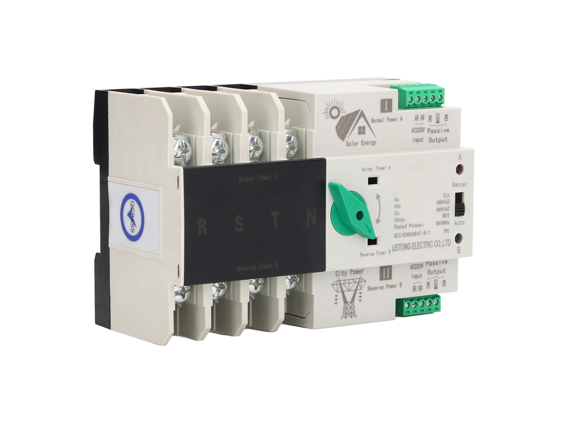 Interruptor De Transferência Automática Laxiscreed 80a, 220v, Troca Rápida De Alimentação Elétrica