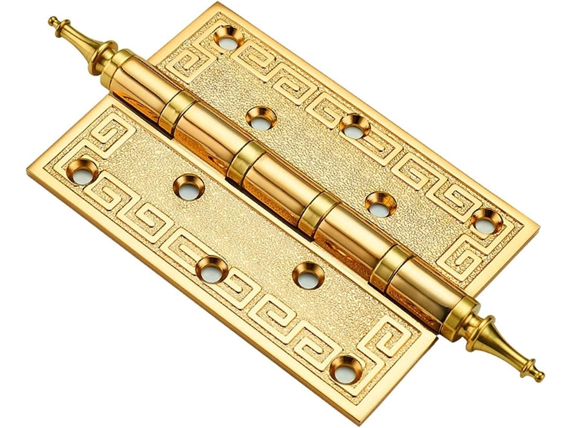 Dobradiça De Bronze Para Porta Armário 1 Peça, Estilo Retrô Europeu, Grossa, Para Decoração De Ambientes E Casas