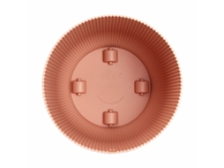 Vaso ELGATO Castanho Ø 34 Cm Plástico Redondo Moderno