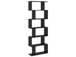 Gabinete de Livros Carvalho Preto 70 X 24 X 193,5 Cm MAISON EXCLUSIVE