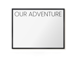 Magnetic Glass Board Our Adventure For The Hall Espelharte (80x60 Cm)