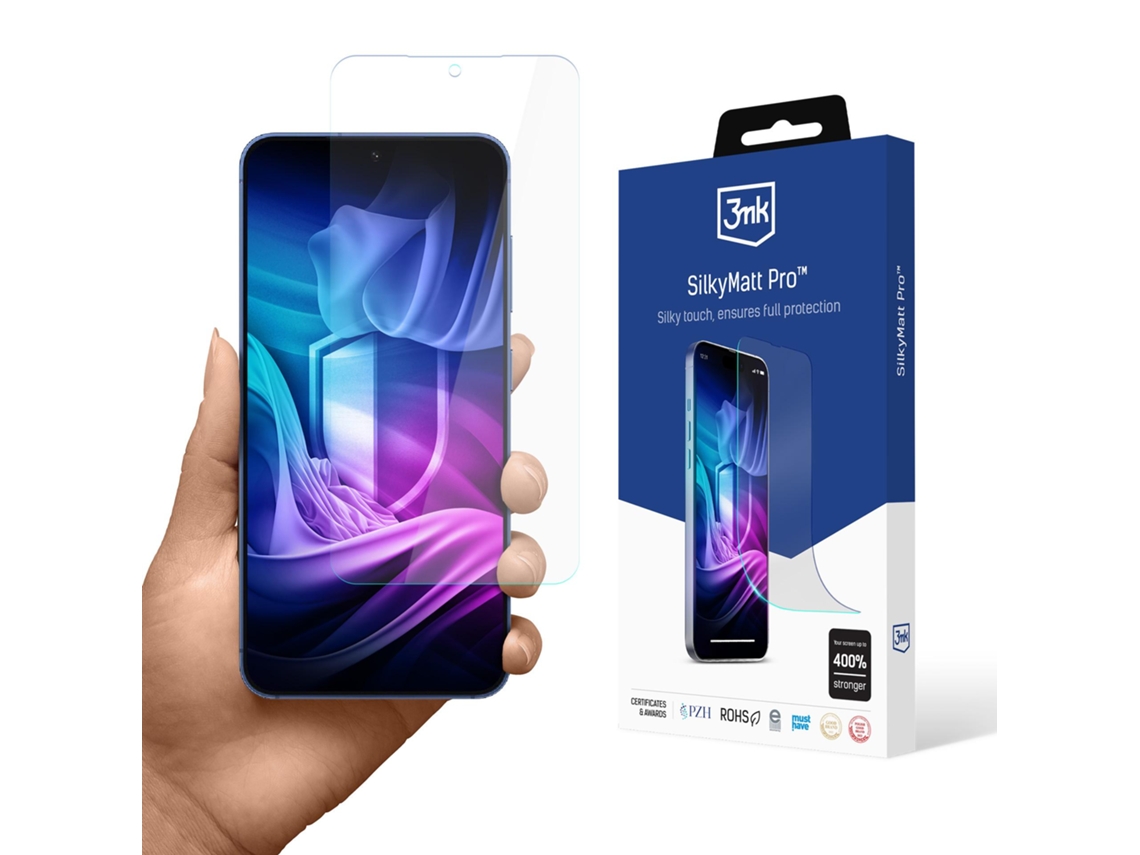 Película De Vidro Temperado 3mk Silky Matt Pro Para Samsung Galaxy S25 Fe