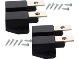 Fecho Magnético De Pressão Duplo Mromax 2, 68de Comprimento Porta De Armário, Preto, 2 Peças