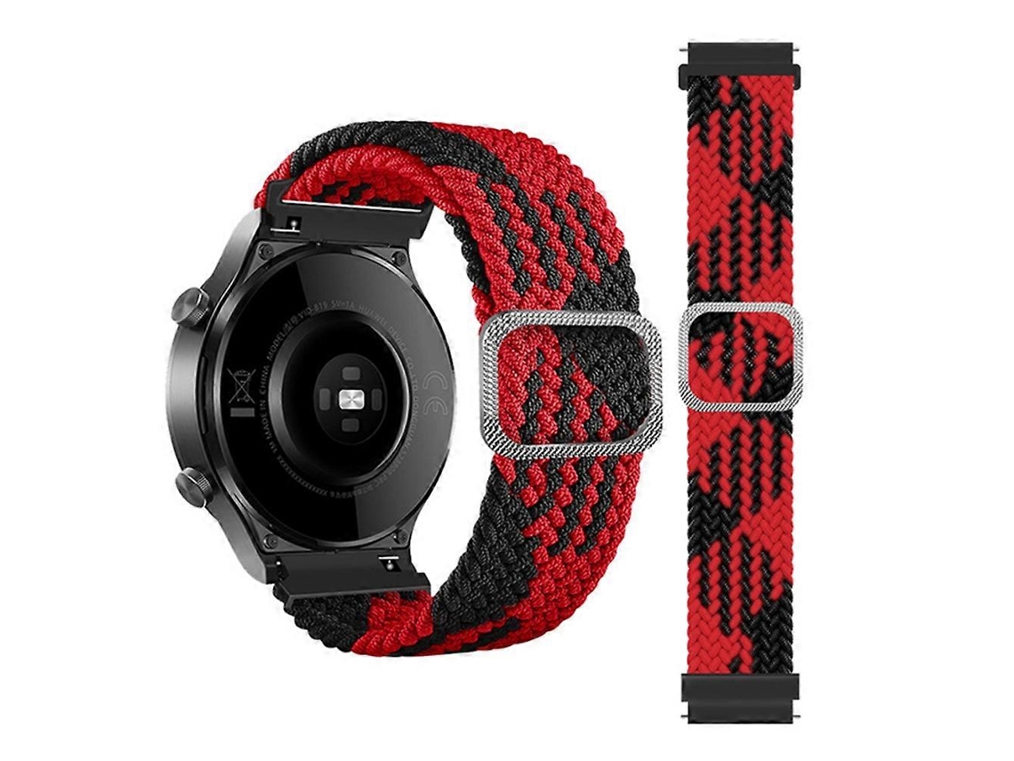 Pulseira De Relógio Universal Ajustável De 20 Mm Em Nylon Trançado Elástico