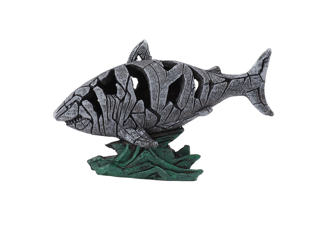 Escultura De Tubarão Em Resina Laxiscreed Resistente À Água, 18cm, Decoração De Mesa E Prateleira