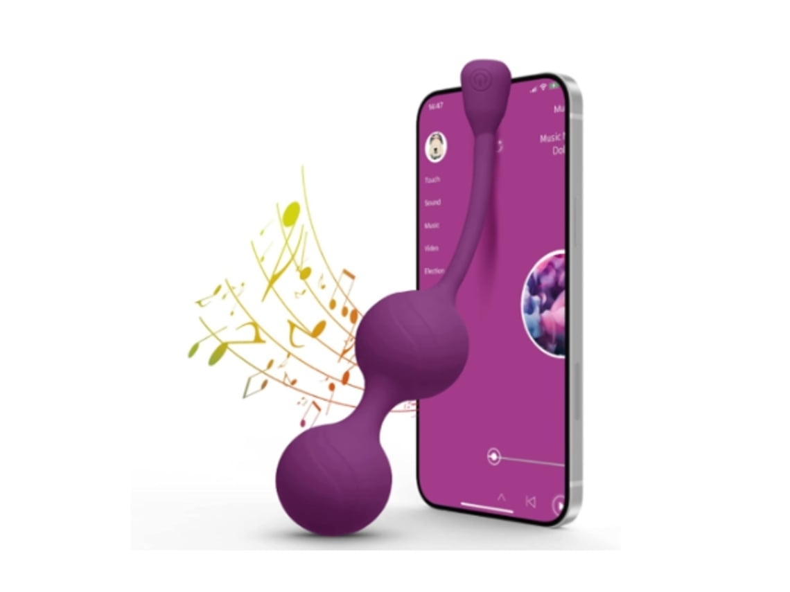 Vibradores Femininos Com Controlo De App Brinquedos Sexuais Com 12 Modos De Exercício Silicone À Prova De Água De Qualidade Superior Roxo Lalamoli