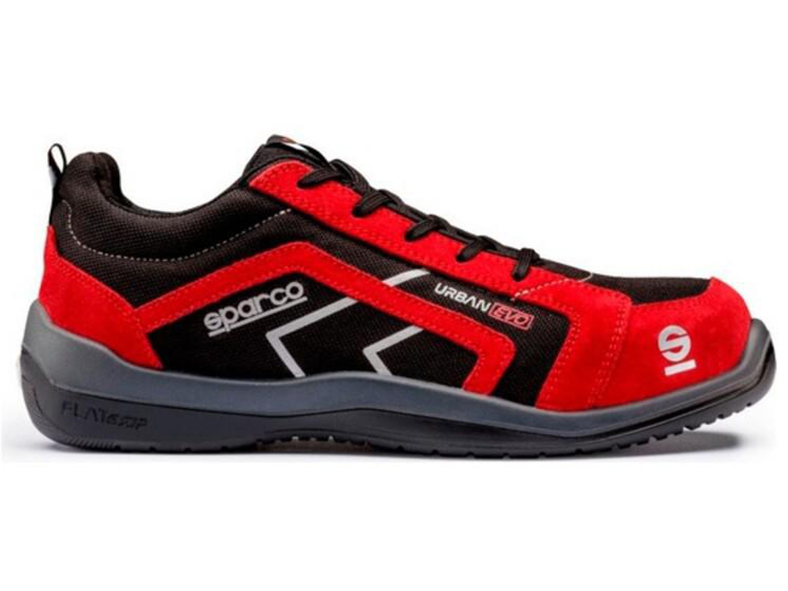 Calçado de Segurança Sparco Urban Evo 07518 Preto/Vermelho 39