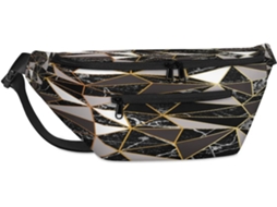 Bolsa Transversal Mármore 38 X 25 9 19 Cm Impermeável