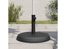 Vidaxl Base De Guarda-sol Para Postes De Ø32/35/38 Mm 15 Kg Redondo