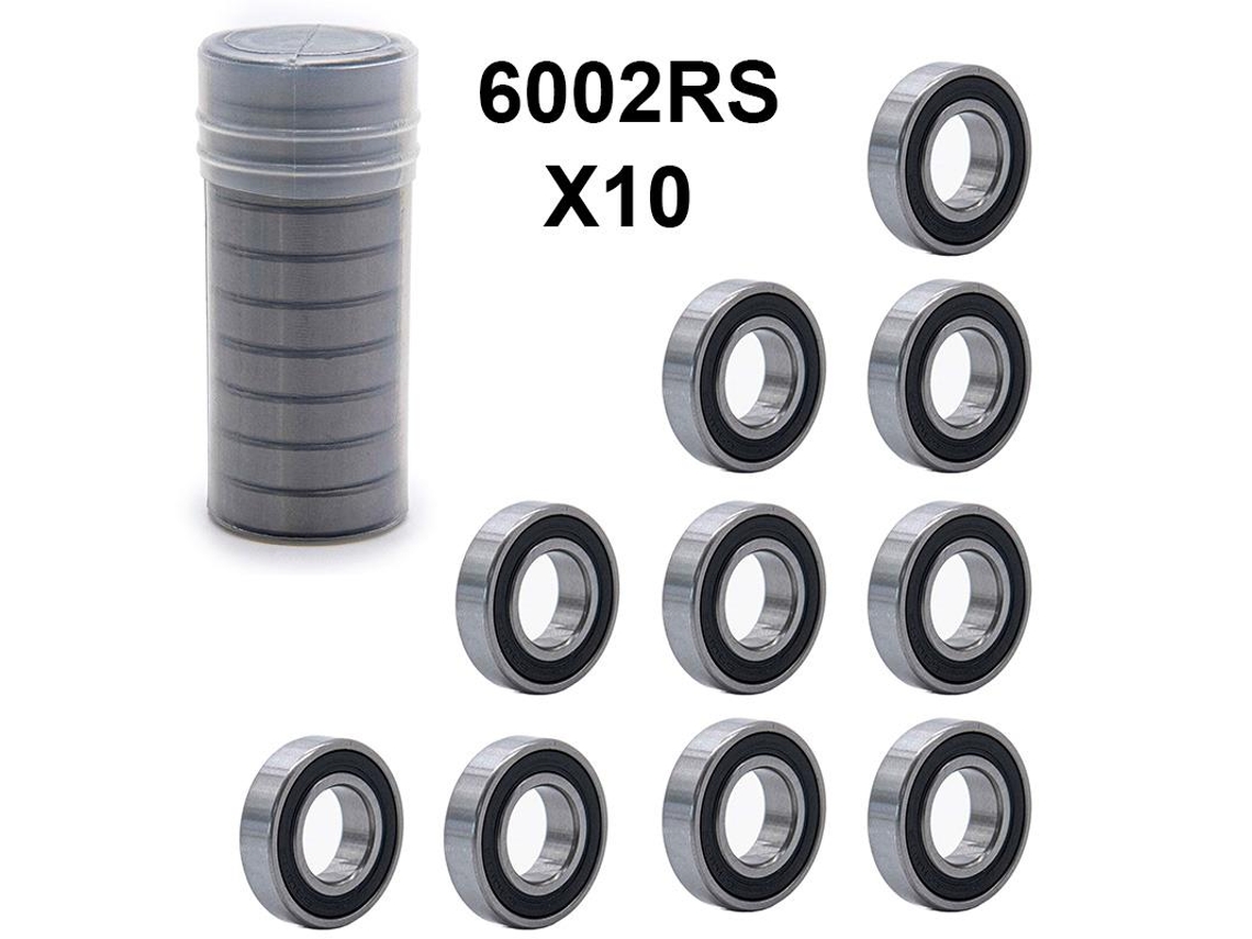 Rolamento De Esferas 6002rs - 10 Unidades