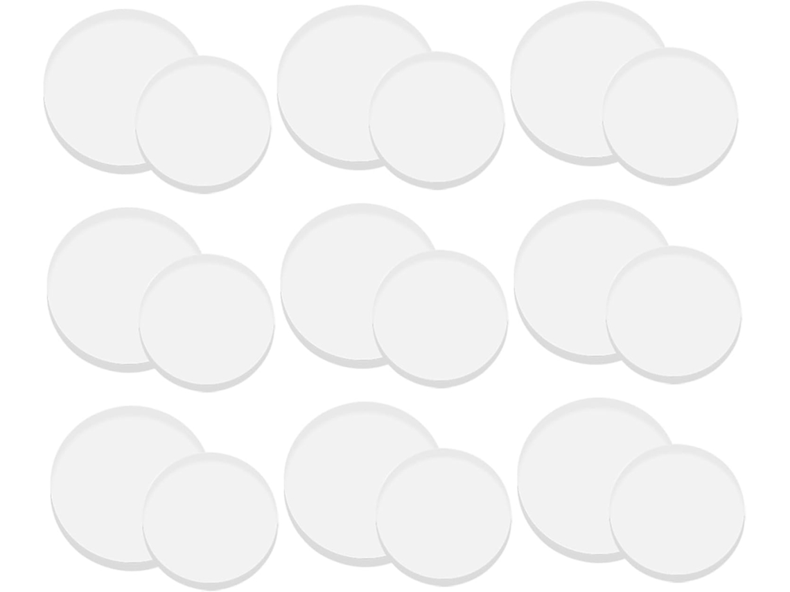 Tehaux 20 Unidades De Protetores Borracha Para Tampos Mesa Vidro, Antiderrapantes E Não Adesivos, Espaçadores Para