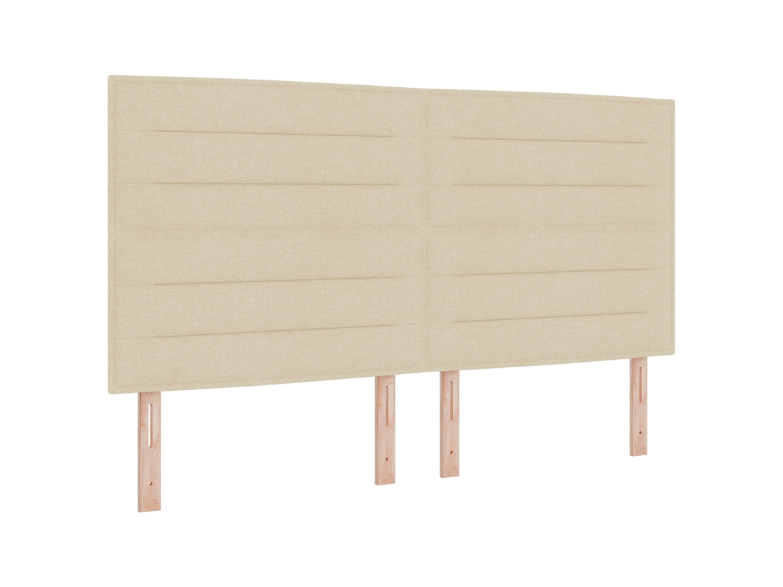 Cama Box  Com Colchão Creme Vidaxl (180x200 Cm)