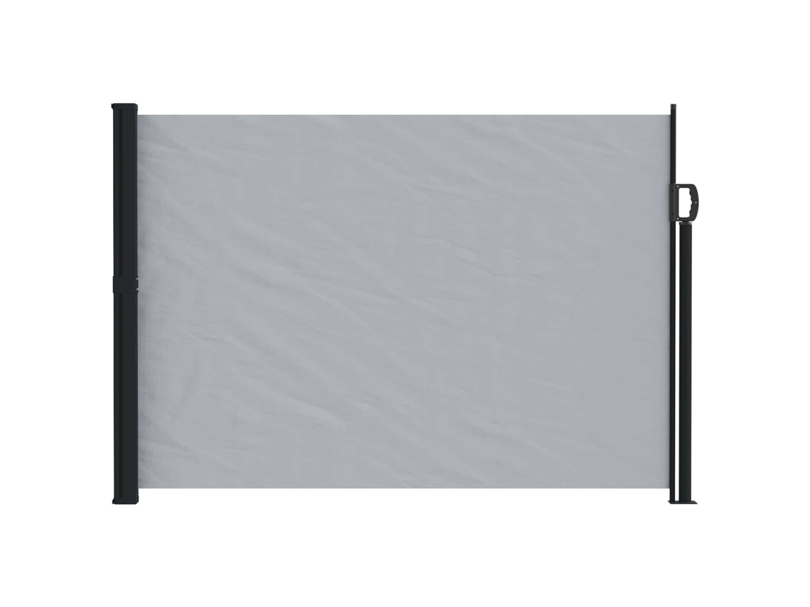 Conjunto 1 Toldo Retrátil Vidaxl Cinzento Poliéster (500 X 160 Cm)