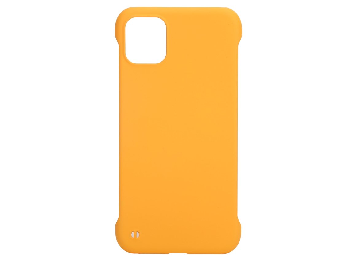 Aetheria capa de Telefone Iphone 11 de Plástico Pc Duro Fosco Amigável À Pele Cor Amarelo Laranja