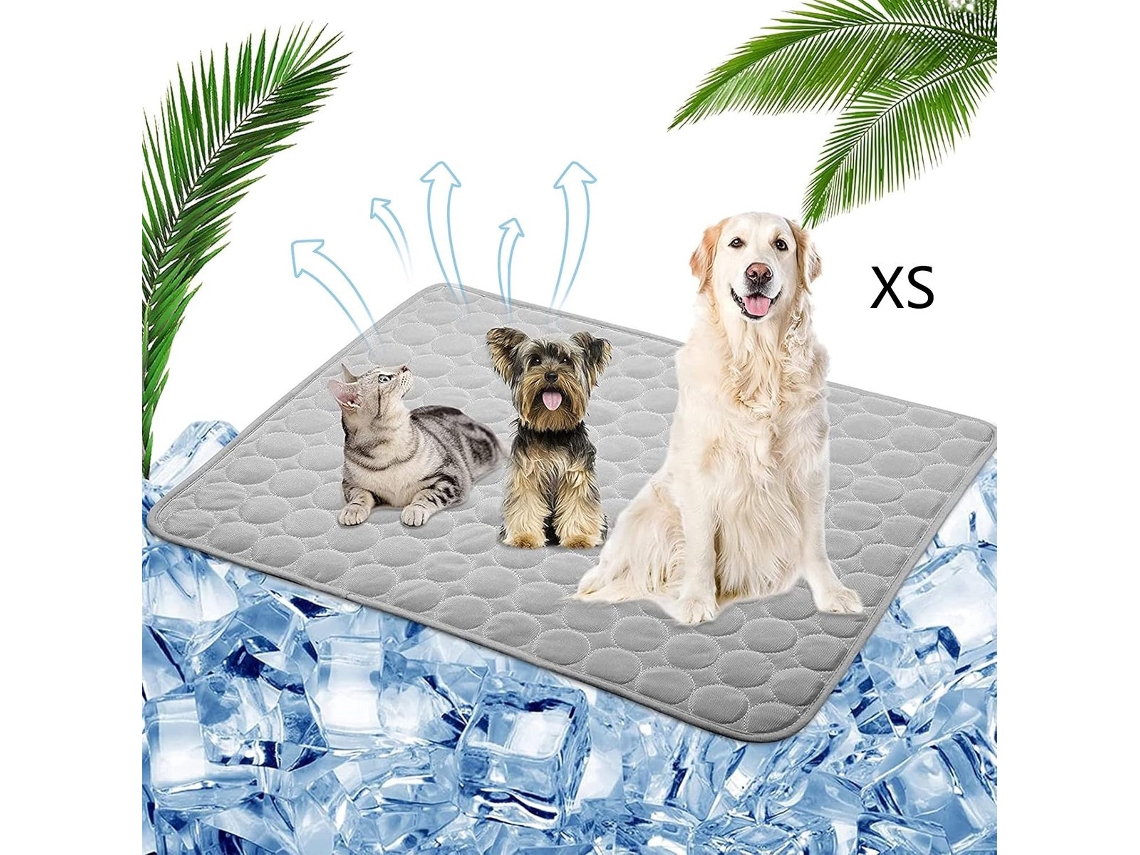 Tapete Refrescante, para Cães e Gatos, 40x30 Cm, Cinza AQUAFORGE