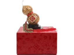 Decoração Criativa Vidro Dourado Formato Cabaça Escritório Interno Símbolo Riqueza Prosperidade Ornamento GOKOCO