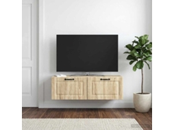 Vidaxl Gabinete De Tv De Parede Carvalho Sonoma 98 X 31 X 30 Cm