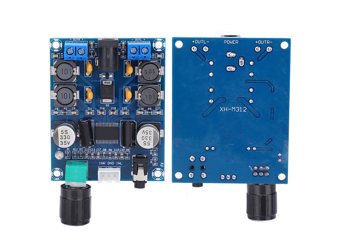 Laxiscreed Amplificador Digital De 2 Canais Para Alta Potência E Som De Qualidade
