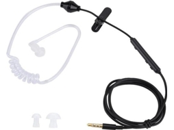 In-ear Fones De Cabeça Com Microfone 35 Mm - Conector Jack Estándar - Compatível Com Ios E Android - Preto Linha Branca Câmera.