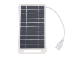 Painel Solar Usb Primerox 5v 5w Silício Monocristalino