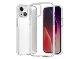Capa De Celular Tpu Bicolor À Prova De Choque E Alta Transparência