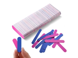 Mini Lixas de Unhas Pacote com 100 2 Polegadas Descartáveis Dupla Face NEVEANCE