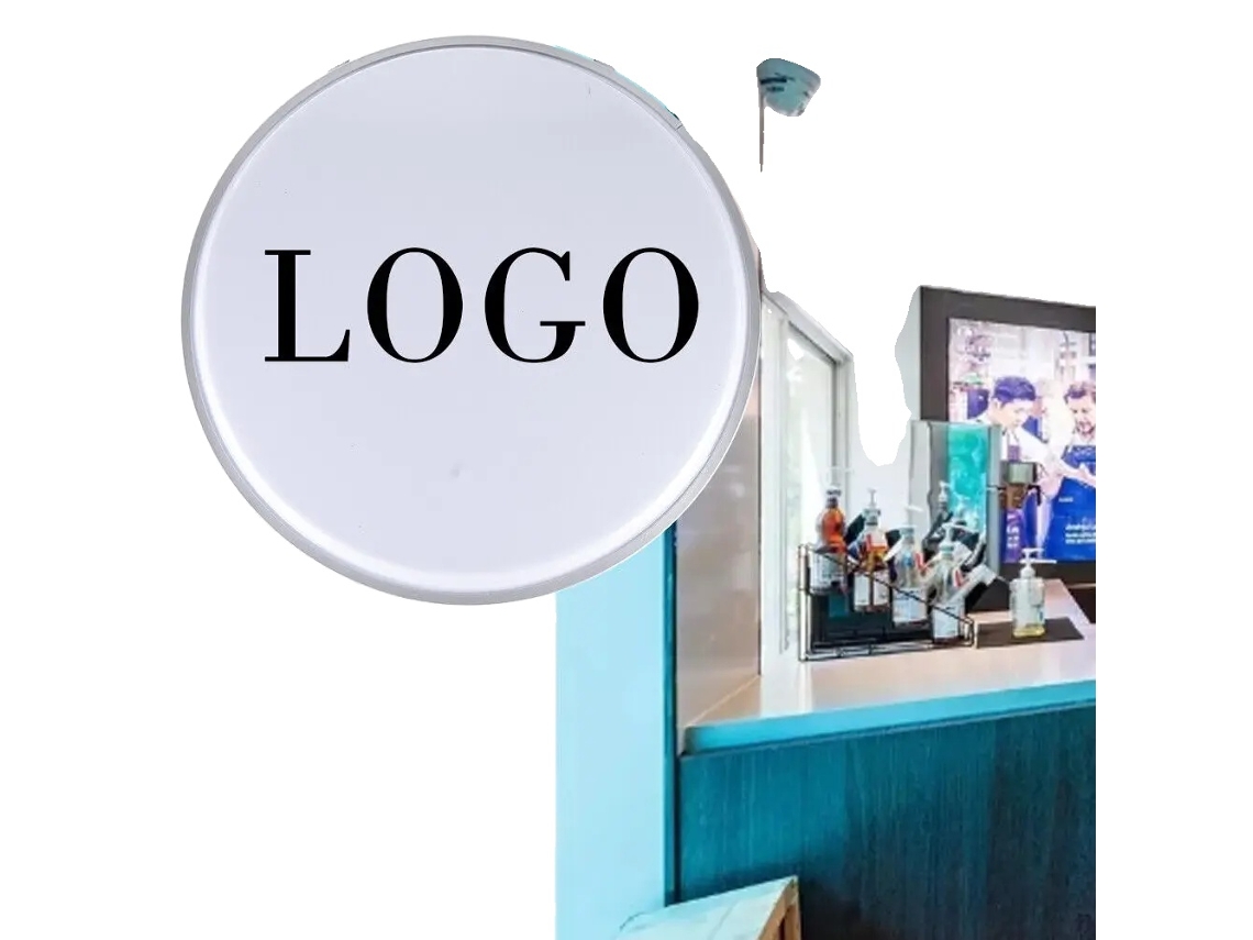 Lightbox Led Dupla Face, 60cm De Diã¢metro, Impermeã¡vel Ip65, Eficiente Em Energia Oem