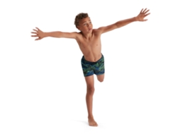 Shorts de Natação Printed 13´´ Verde S Rapazspeedo