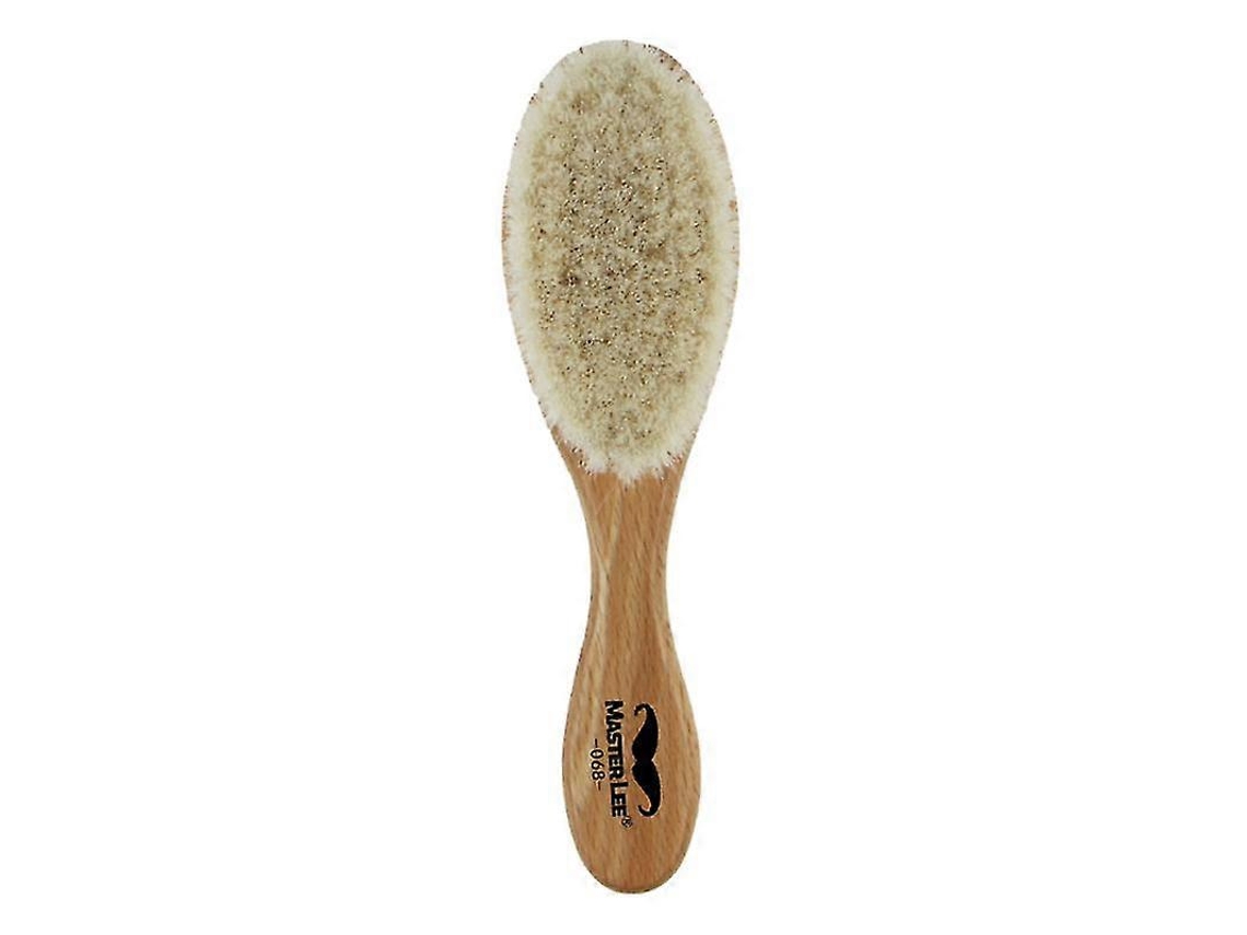 Pincel De Bigode Com Cabo Curvo E Lã Densa Para Casa E Barbearia