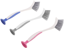 Conjunto De 3 Escovas Para Lavar Louça E Panelas Stobaza Com Cabo Longo Design Vertical, Utensílio De Limpeza Doméstica