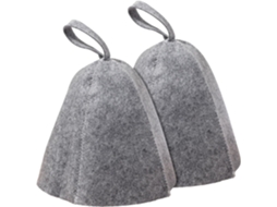 Toucas de Feltro para Sauna, Pacote com 2 Unidades. Toucas de Feltro com Isolamento Térmico. Toucas Confortáveis para CHABERLU