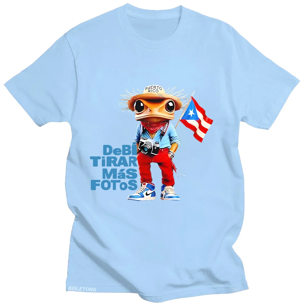 Rockinstone Bad Bunny T Shirt 2025 Funny Frog Debí Tirar Más Fotos T-shirt(xxl)