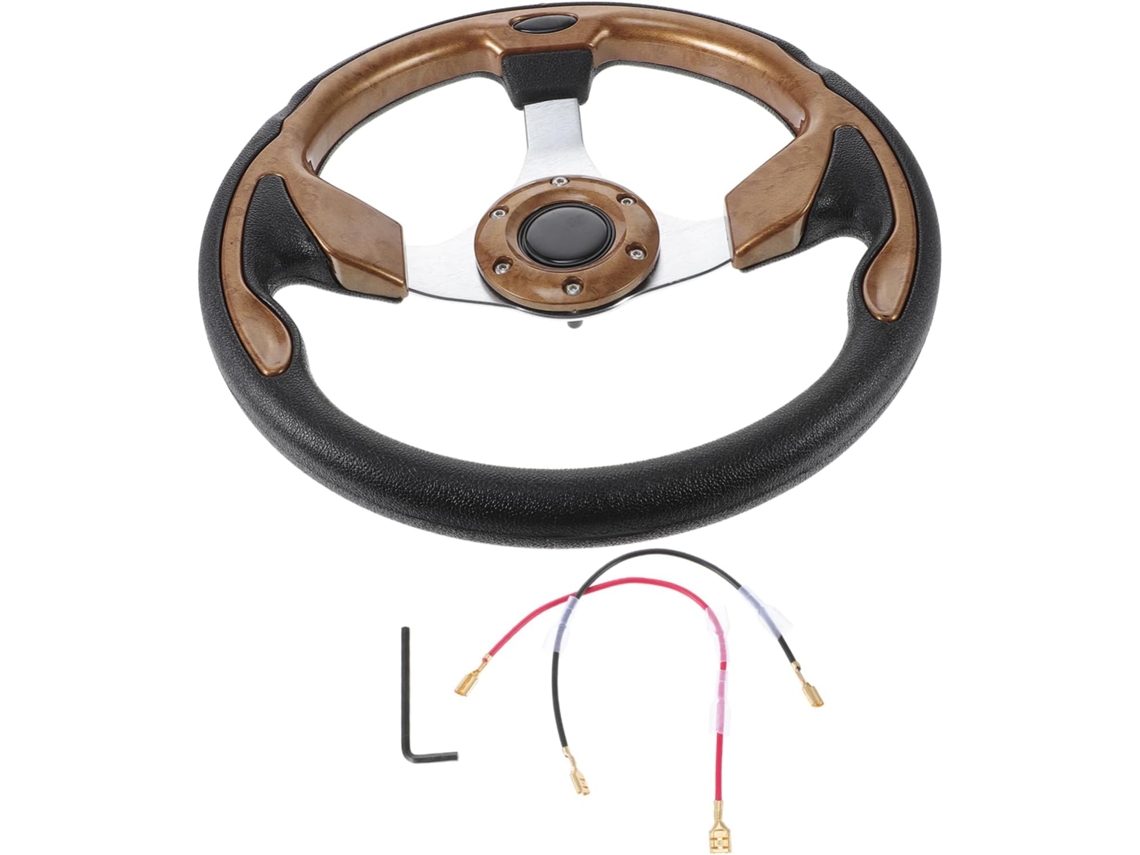 Volante De Corrida Modificado Em Pu Para Carros - Acessório De Corrida Para Personalização