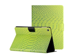 Capa Para Tablet Huawei Matepad T8 Em Couro Com Textura De Crocodilo Na Cor Sólida
