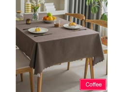 Toalha De Mesa Impermeável, Toalha De Mesa Nórdica De Algodão E Linho, Estilo Japonês, Toalhas De Mesa De Cor Sólida Para Mesa De Jantar, Mesa De Cent
