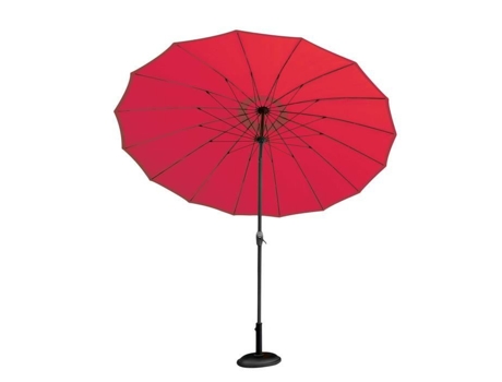 Guarda-sol com efeito guarda-chuva composto por 16 varetas cor framboesa, diâmetro 2,70 m Imagine