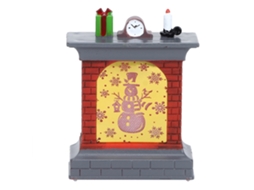 Lâmpada Led Chimenea Natalina Decoração Mesa Casa
