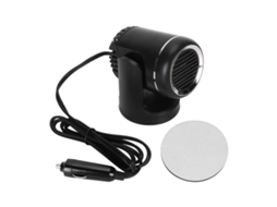 Aquecedor Ventilador Carro 12v 120w Portátil 2em1