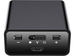 Mini Gravador Ativado Por Voz Gravador Magnético de Voz de 16Gb para Palestraspreto