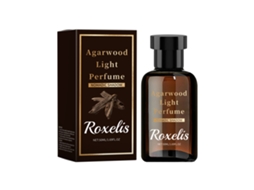 Roxelis Agarwood Eau de Toilette Portátil, Madeireiro, Natural e Duradouro para Uso Diário LAXISCREED