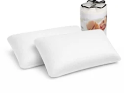 Pack 2 Almohadas Confort 80x35 - Viscoelástica. Desenfundable. Ergonomica