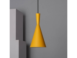 Candeeiro Suspenso Aluminio Tri Lennon Amarelo